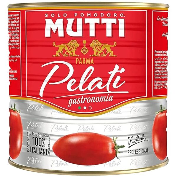 Muttis Whole Peeled Tomato/Pelati 2.5kg