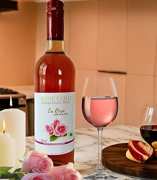 Rose Gold-La Rosa-Non Alcoholic - Rose petals wine, 750 ml