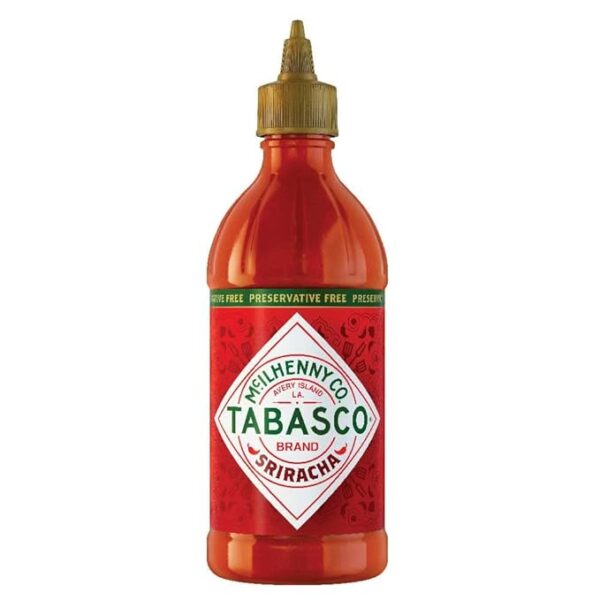 Tabasco Sriracha Sauce 300g, Non-GMO Project Verified, Vegan, Gluten free, No added Colour or Presevatives