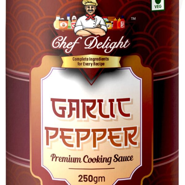 Chef Delight Garlic Pepper Sauce 250 gm