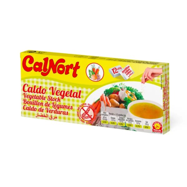 Calnort Vegetable Cubes | Bouillon- Pack of 12